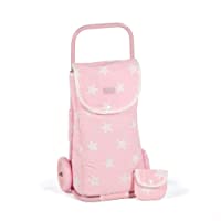 La Nina- Carro de la Compra Juguete- Color Rosa- 30 x 18 x 55 cm (60415)